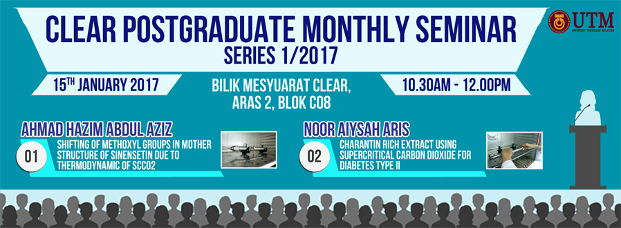 CLEAR Postgraduate Monthly Seminar Series 1/2017