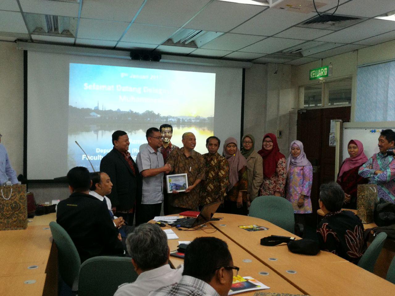Special Visit From Universitas Muhammadiyah, Jakarta Indonesia on 5 January 2017