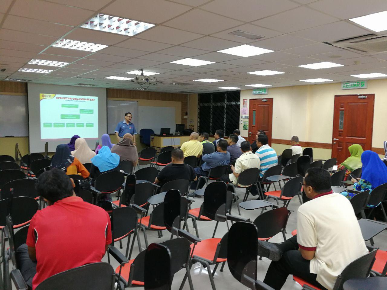 A Talk on Emergency Response Plans Guidelines and the Action of Emergency Response Team by UTM OSHE