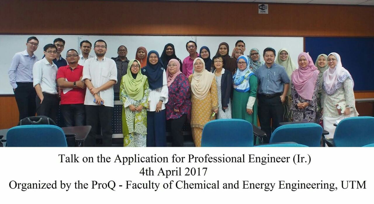 Talk on P.Eng route via IChemE