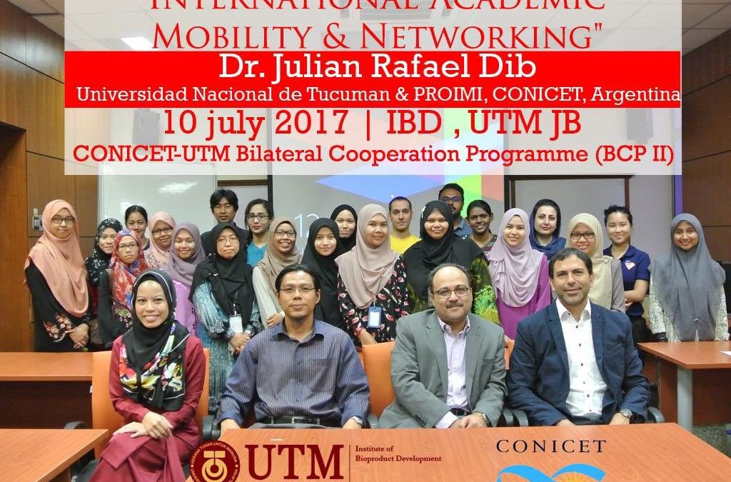 Sharing session with Dr Julian Rafael Dib on International Academic Mobility and Networking