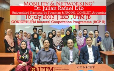 Sharing session with Dr Julian Rafael Dib on International Academic Mobility and Networking