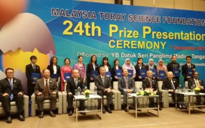 FCEE UTM Student Receives RM30,000 Grant From Toray Science Foundation