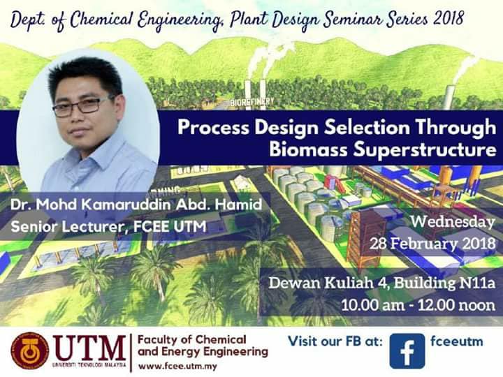 Plant Design Seminar: Process Design Selection Through Biomass Superstructure