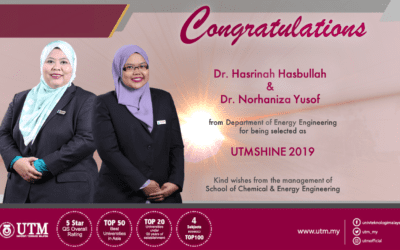 UTMSHINE 2019 – DR. HASRINAH & DR. NORHANIZA