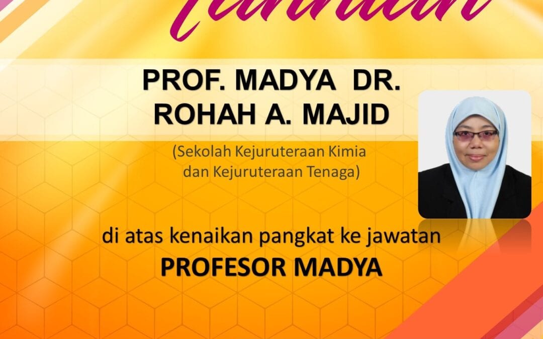 Congratulations Dr. Rohah Bte. A. Majid