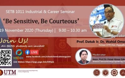 SETB 1011 : Industrial and Career Seminar – ‘Be sensitive, Be courteous’