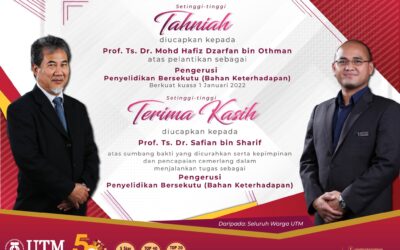 Tahniah Prof. Ts. Dr. Mohd Hafiz Dzarfan Othman