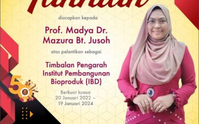 Tahniah Prof. Madya Dr. Mazura Bt. Jusoh