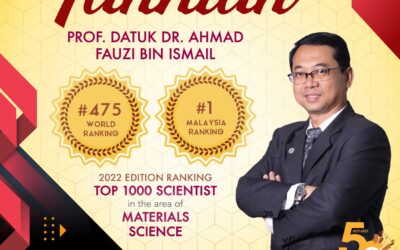 Congratulations Prof. Datuk Dr. Ahmad Fauzi bin Ismail