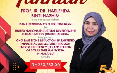 Tahniah Prof Ir. Dr. Haslenda Hashim