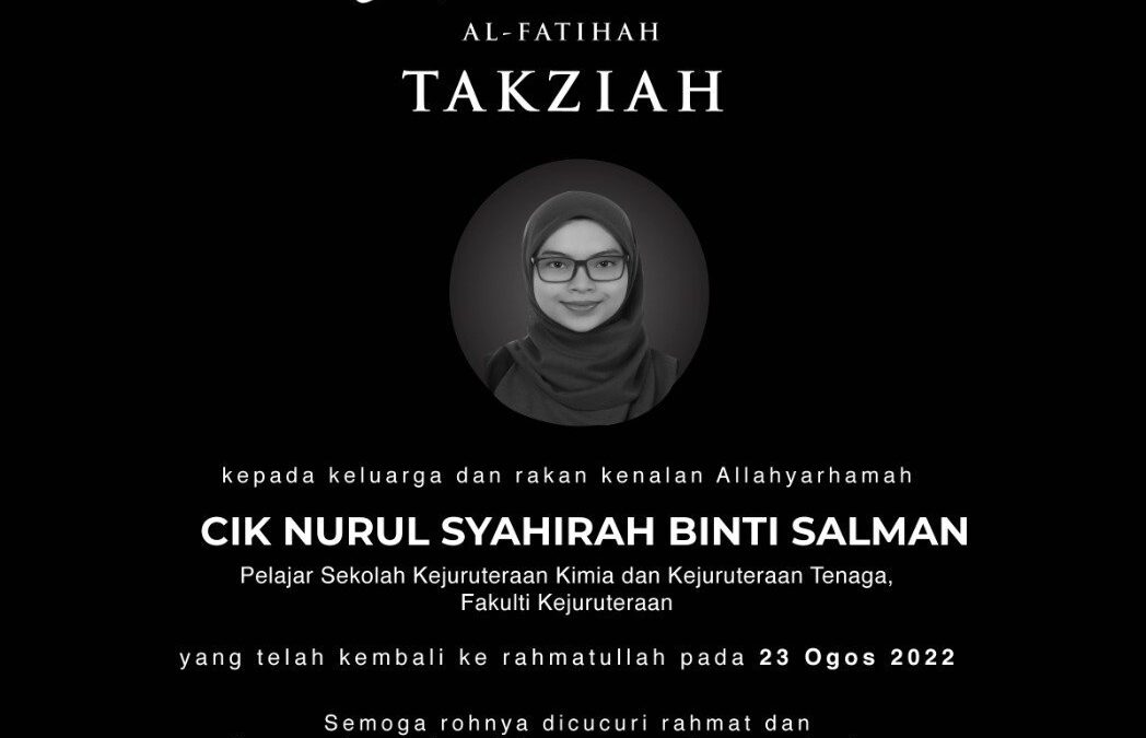 Al-Fatihah, Salam Takziah