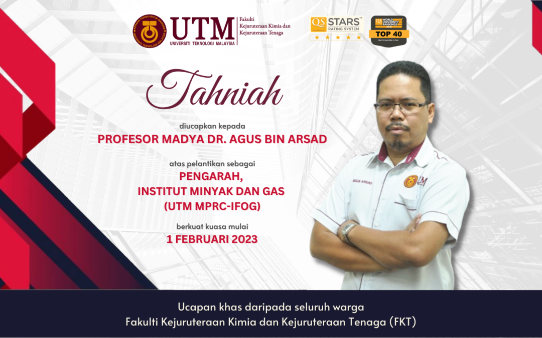 Tahniah Profesor Madya Dr. Agus bin Arsad