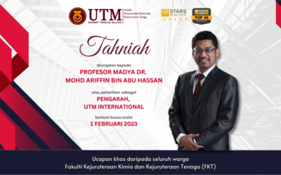 Tahniah Profesor Madya Dr. Mohd Ariffin bin Abu Hassan