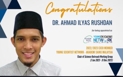 Congratulations to Dr. Ahmad Ilyas bin Rushdan