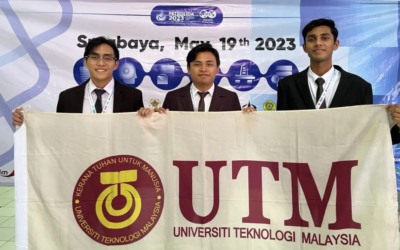 Tiga mahasiswa FKT UTM raih tempat ketiga dalam pertandingan Case Study Petrolida 2023