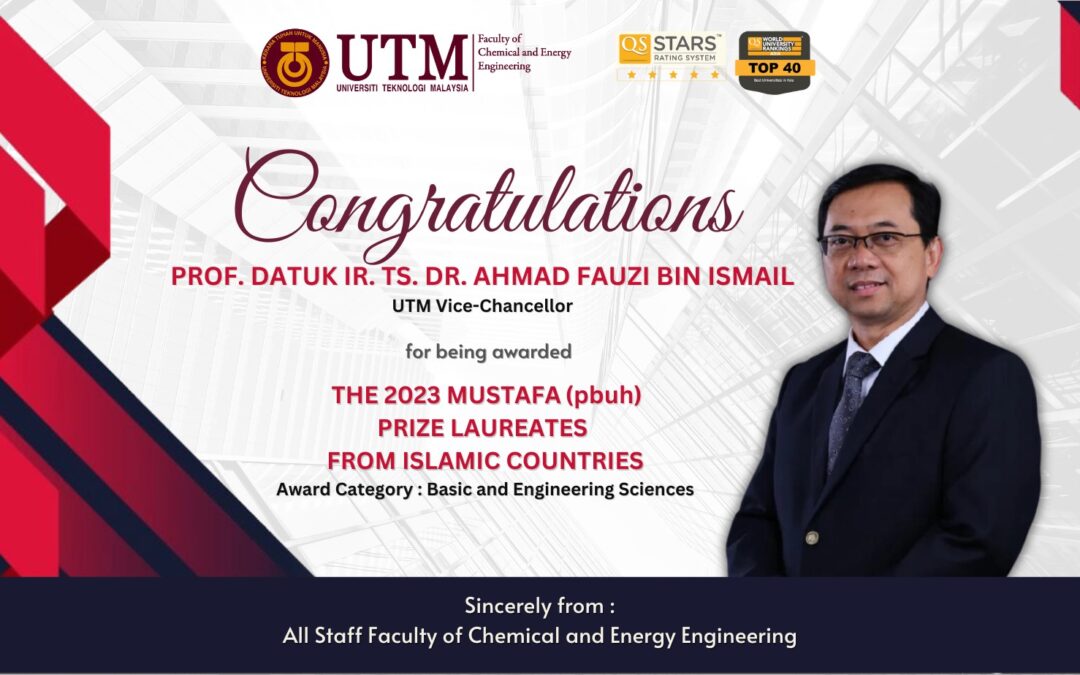 Tahniah Profesor Datuk Ir. Ts. Dr. Ahmad Fauzi bin Ismail