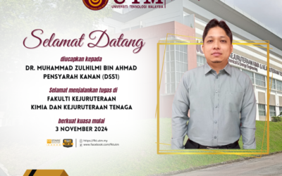 SELAMAT DATANG STAF BAHARU – DR. MUHAMMAD ZULHILMI BIN AHMAD (03 NOVEMBER 2024)