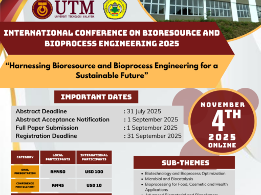 ICBBE 2025 | International Conference on Bioresource And Bioprocess Engineering 2025