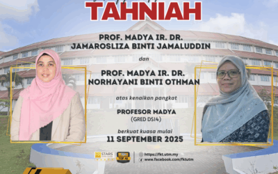 TAHNIAH DI ATAS KENAIKAN PANGKAT KE JAWATAN PROFESOR MADYA (GRED DS14)