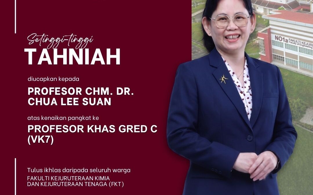 Congratulations to Prof. Chm. Dr. Chua Lee Suan – Special Grade Professor C (VK7)