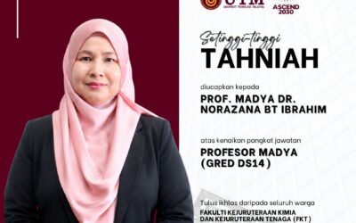 Congratulations Associate Professor Dr Norazana Ibrahim